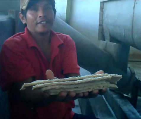 Prasa taśmowa Maszyna do przetwarzania mąki maniokowej / Zakład przetwarzania mąki maniokowej