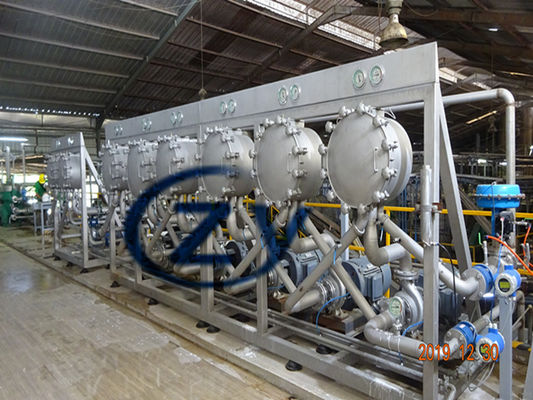 Siemens Motor Cassava Starch Hydro Cyclone Machine Linia do przetwarzania skrobi ziemniaczanej ignam
