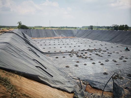 Anti Leakage 2mm HDPE Geomembrane Dam Reservoir Rolnicza wkładka do stawu