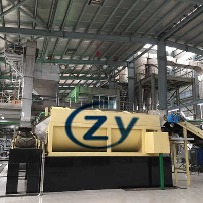 Świeży maniok Rotary Washing Machine Paddle 50t / H ze stali węglowej