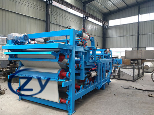 380v Maszyna do odwadniania prasy taśmowej z manioku Wilgotność 67% stali węglowej