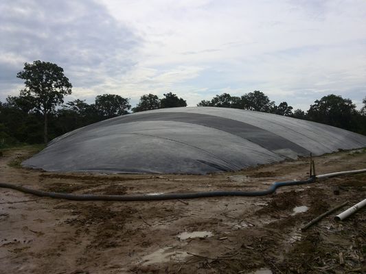 Odporność na promieniowanie UV Hdpe Geomembrane Liner Pond Liner For Biogas Storage Pool