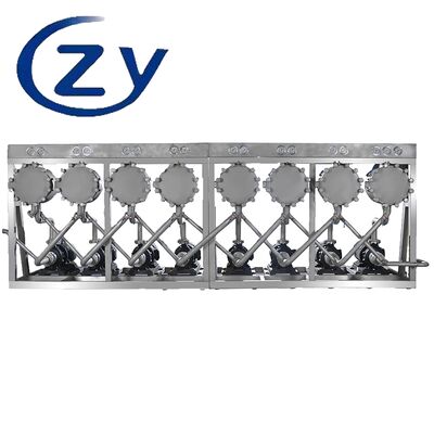 Separator hydrocyklonowy ze stali nierdzewnej do rafinacji skrobi w 15-18 etapach w przetwarzaniu manioku, ziemniaków i kukurydzy