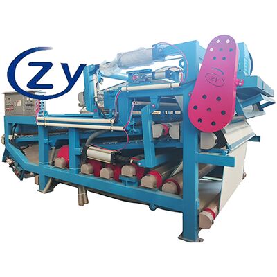 Filtr odwodniający na pasie o niskim zużyciu wody: pas z żywnością do bezpiecznych operacji odwodniania skrobi