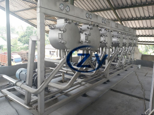 Wielocyklonowa maszyna do przetwarzania mąki ziemniaczanej / maszyna do produkcji mąki manioku