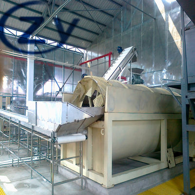Wielofunkcyjna maszyna do przetwarzania manioku Mycie obrotowe łopatkami do ziemniaków
