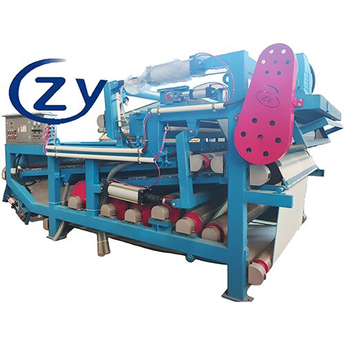 Filtr odwodniający na pasie o niskim zużyciu wody: pas z żywnością do bezpiecznych operacji odwodniania skrobi