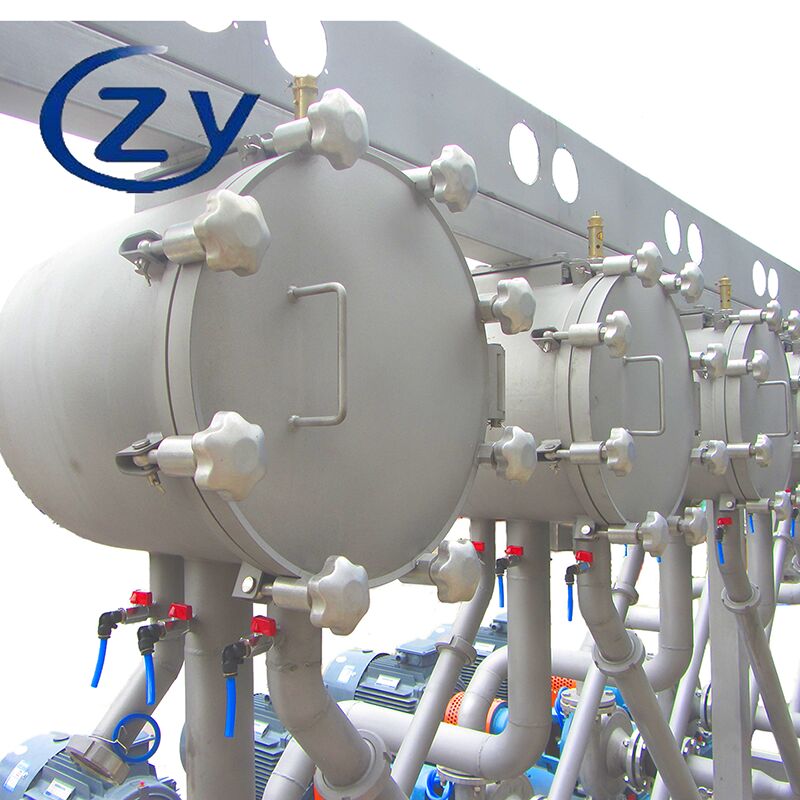 Kompaktny klaster wielocyklowy do ciągłego usuwania zanieczyszczeń skrobi