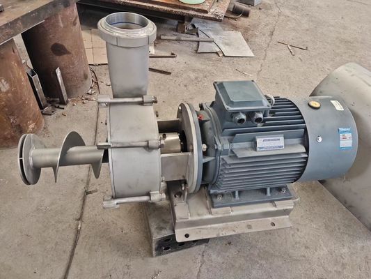 15kw Krótka pompa ślimakowa do transportu manioku Sluryy Fibre