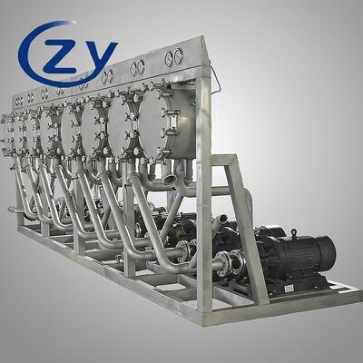 Large Capacity Multicyclone Equipment for Starch Processing with Stainless Steel Construction and Custom Output Capacity