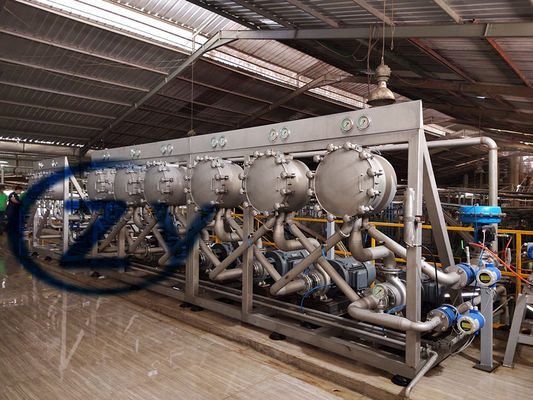 Maszyna do rafinacji skrobi z podwójną głowicą Wydajność 20t / H Maniok 45kW