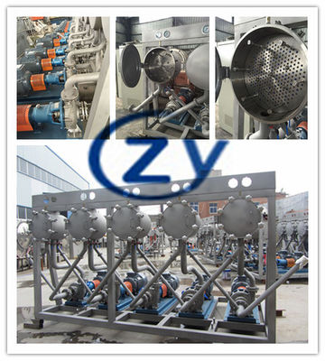 Slivery White Cassava Starch Washing Machinery SS304 Multicyclone