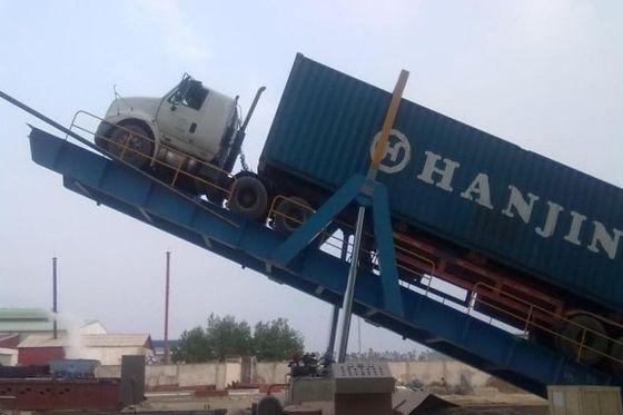 Hydrauliczna platforma załadowcza ciężarówki 400 mm mobilna rampa rozładowcza