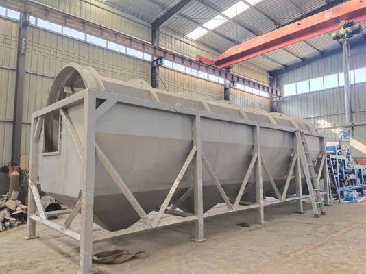 Pralka rotacyjna z bębnem manioku o dużej pojemności SS304 Materiał